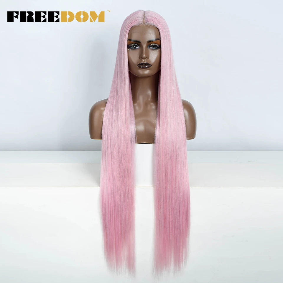 Straight Synthetic Lace Front Wigs - Various Colors Available