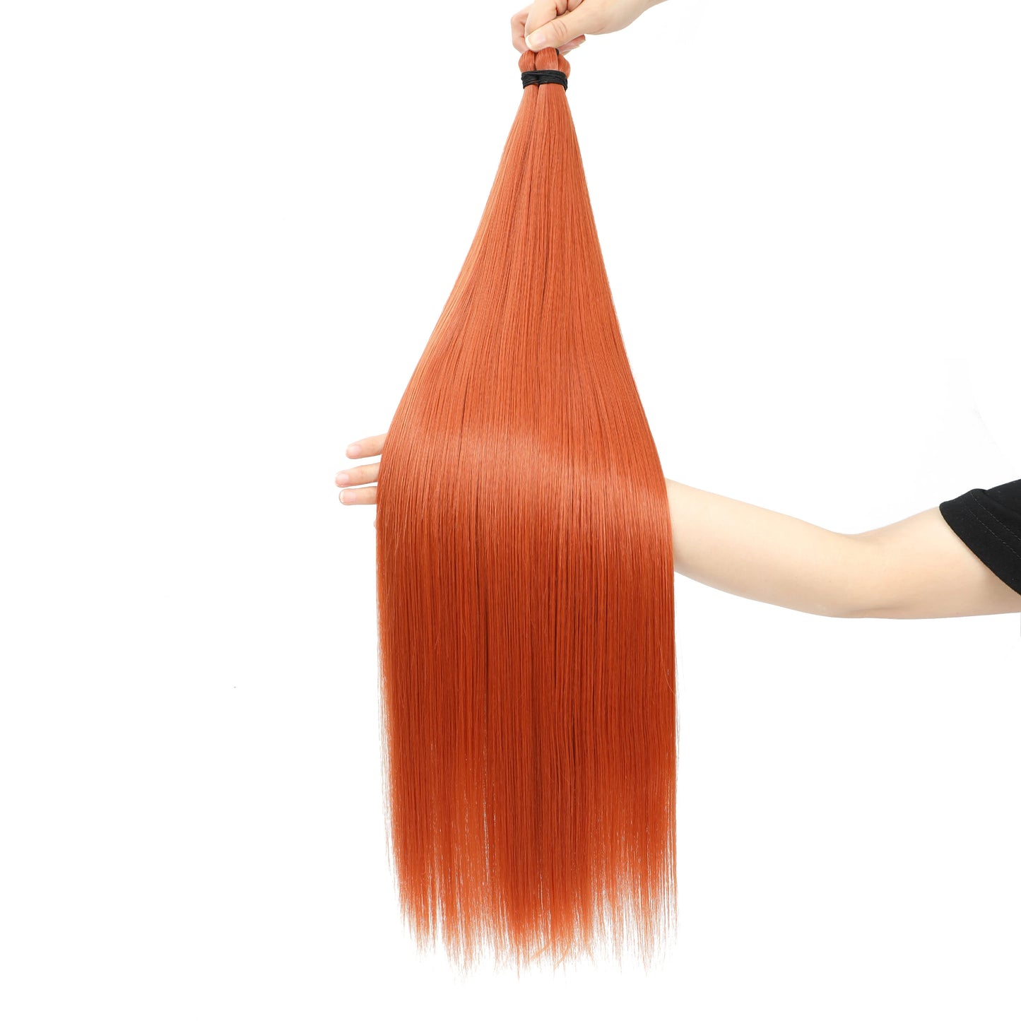 Straight Bundles Synthetic Crochet Hair Synthetic