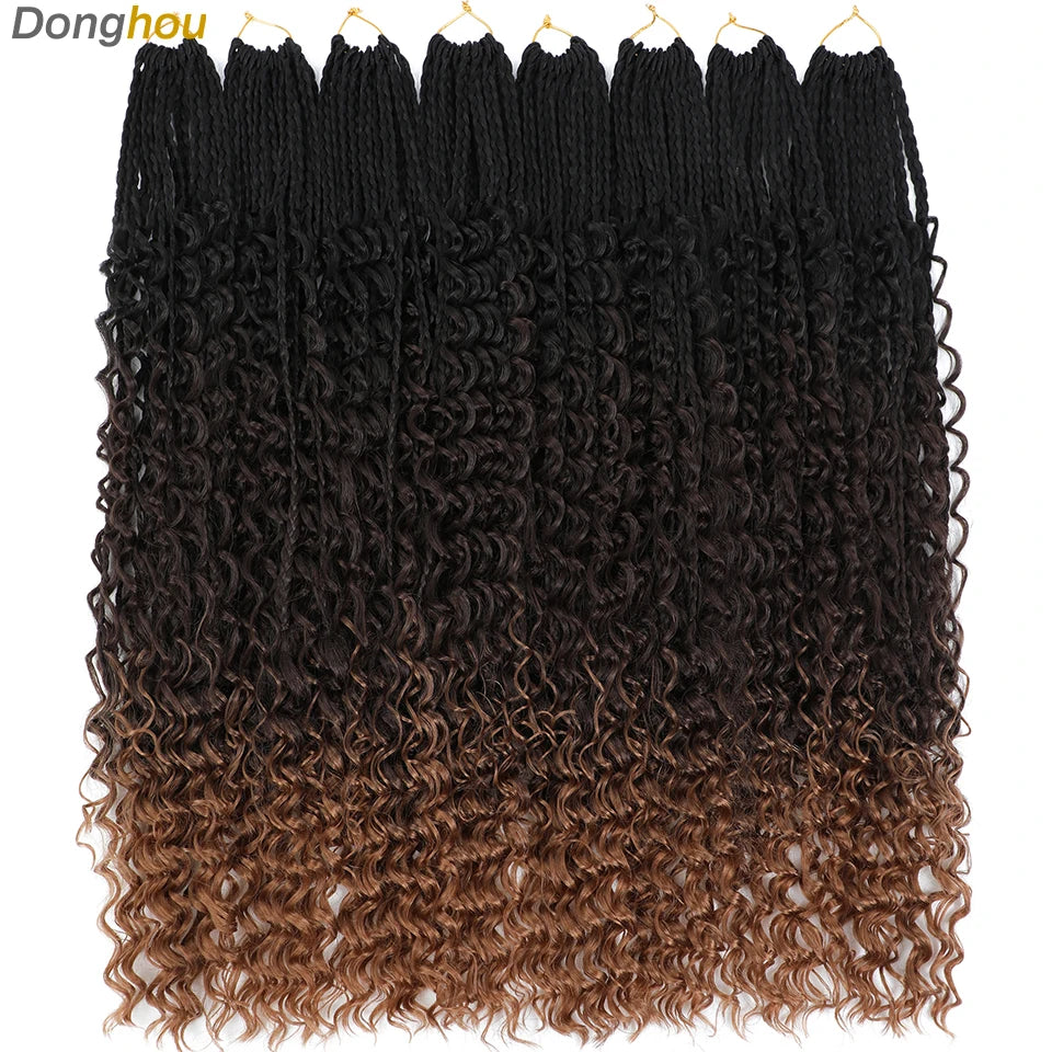 Boho Box Braids Synthetic Crochet Hair
