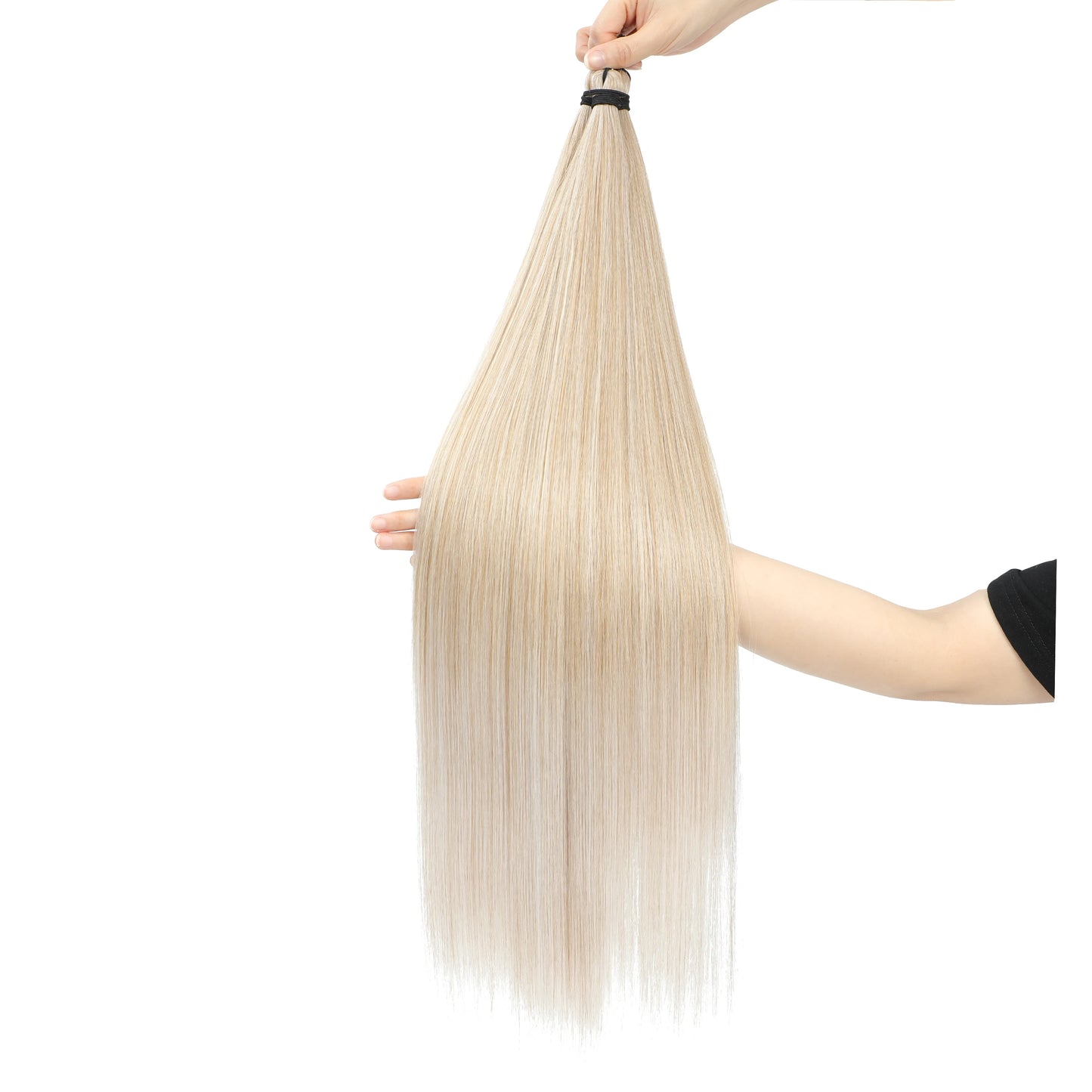 Straight Bundles Synthetic Crochet Hair Synthetic