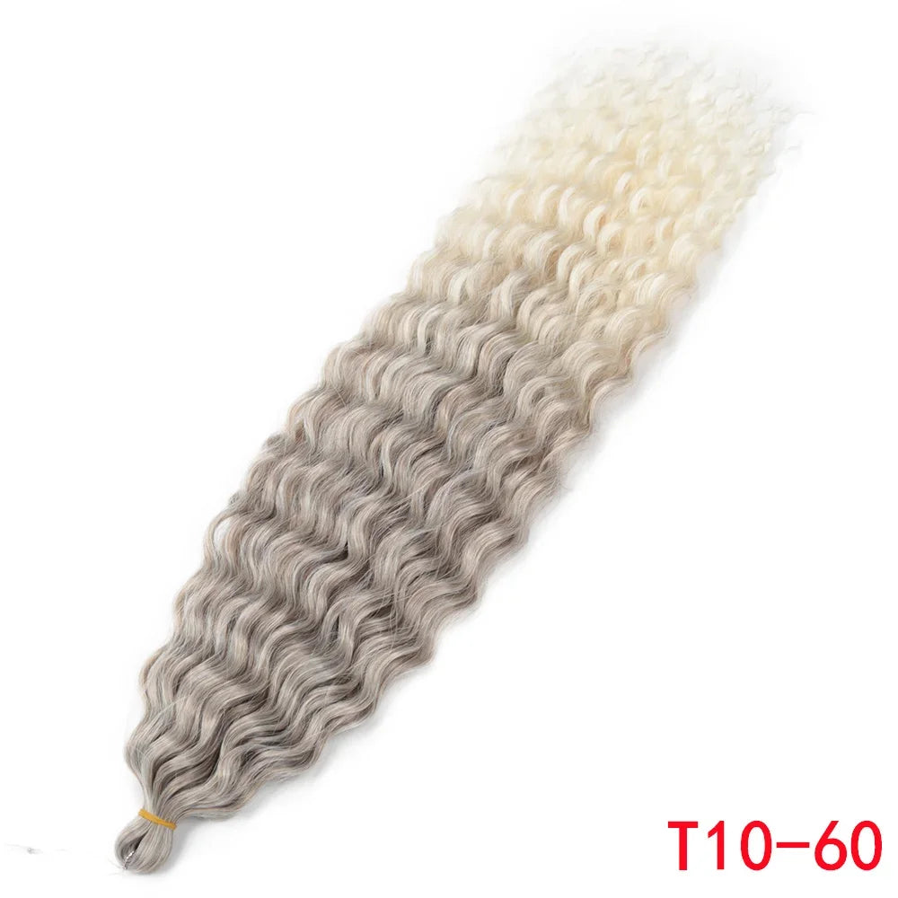 Water Wave Synthetic Crochet Hair - Various Colors Available