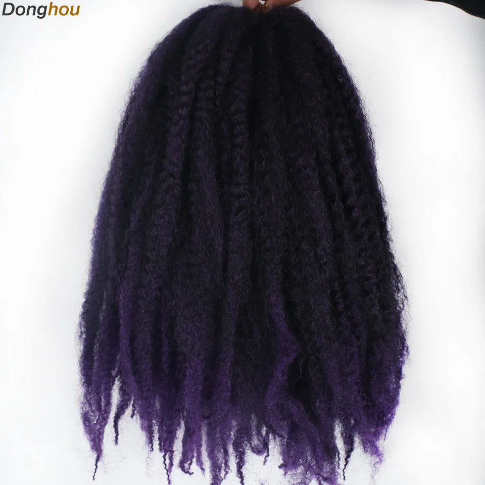 18 Inch Synthetic Marley Braiding Hair - Various Colors Available