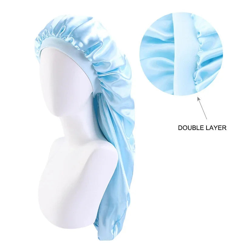 Unisex Elastic Bonnet  for Long Hair