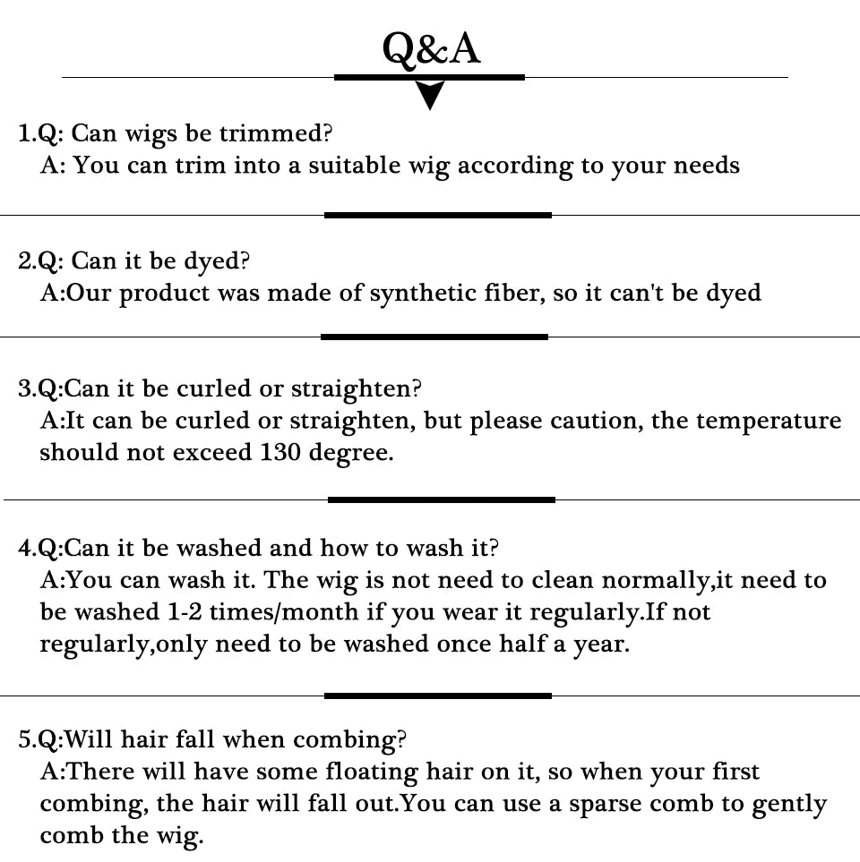 Long Straight Synthetic Ponytails - Various Options Available
