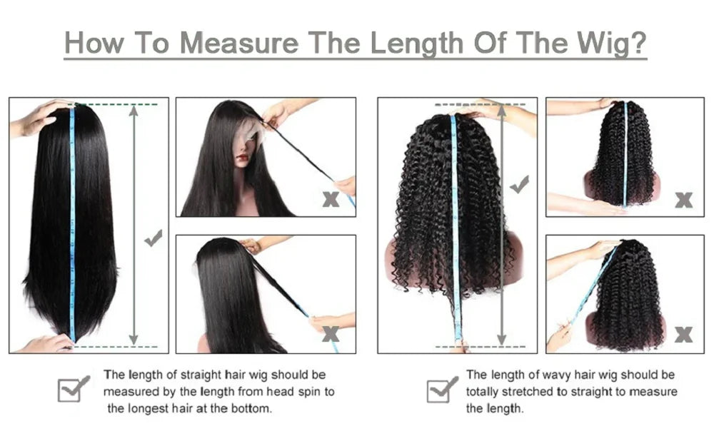 Kinky Curly Headband Human Hair Wigs