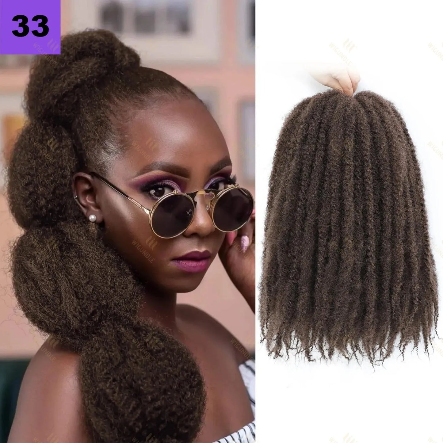 Marley Twists Synthetic Braiding/Crochet Hair - Various Colors Available