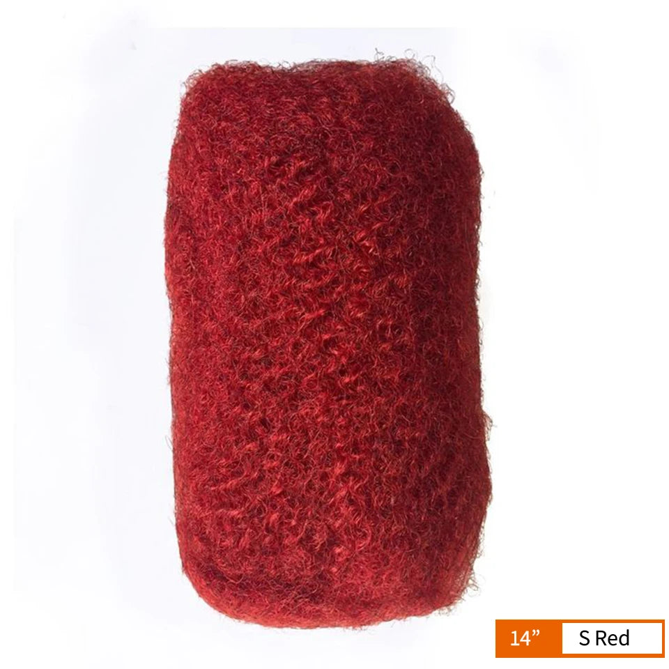 Lightweight Afro Kinky Bulk Braiding Human Hair - Various Colors Available