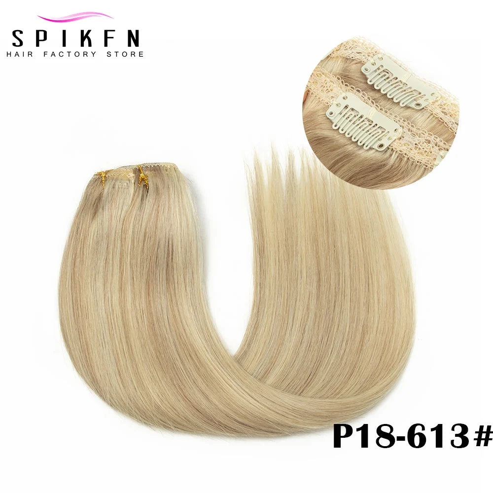 Straight 100% Human Hair Clip Ins - Various Options Available