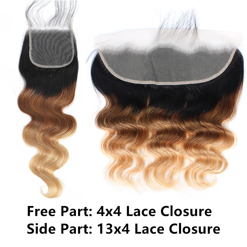 Remy Brazilian Body Wave Human Hair Lace Frontal With Baby Hair - Various Options Available