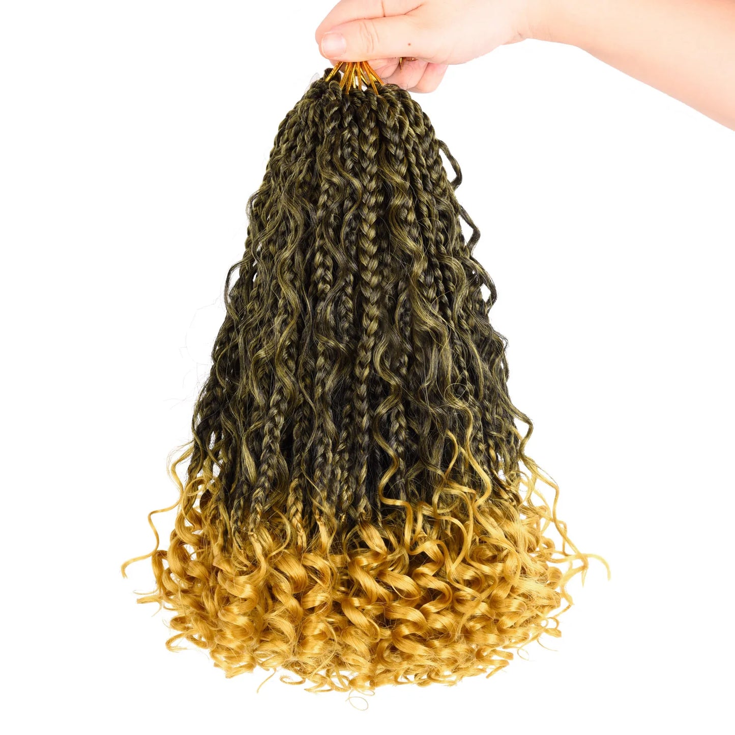 10 Inch Bob Goddess Box Braids Crochet Synthetic Hair 1Pcs/Lot