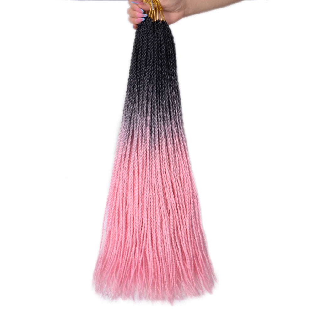 Synthetic Long Pre-Looped Box Braids Crochet Hair