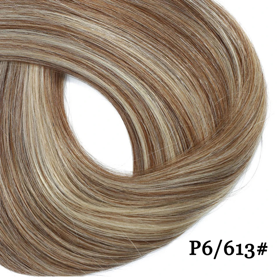 Straight V Part Human Hair Wig - Various Colors Available