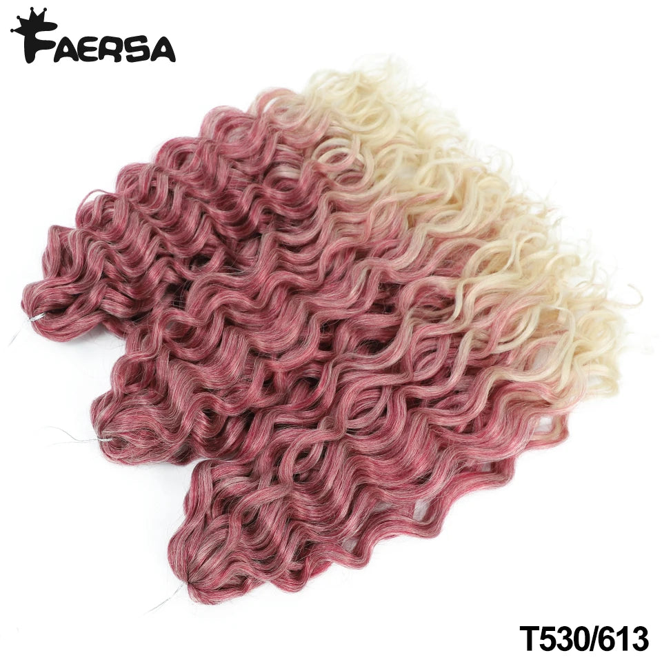 Deep Wavy Twist Synthetic Crochet Hair