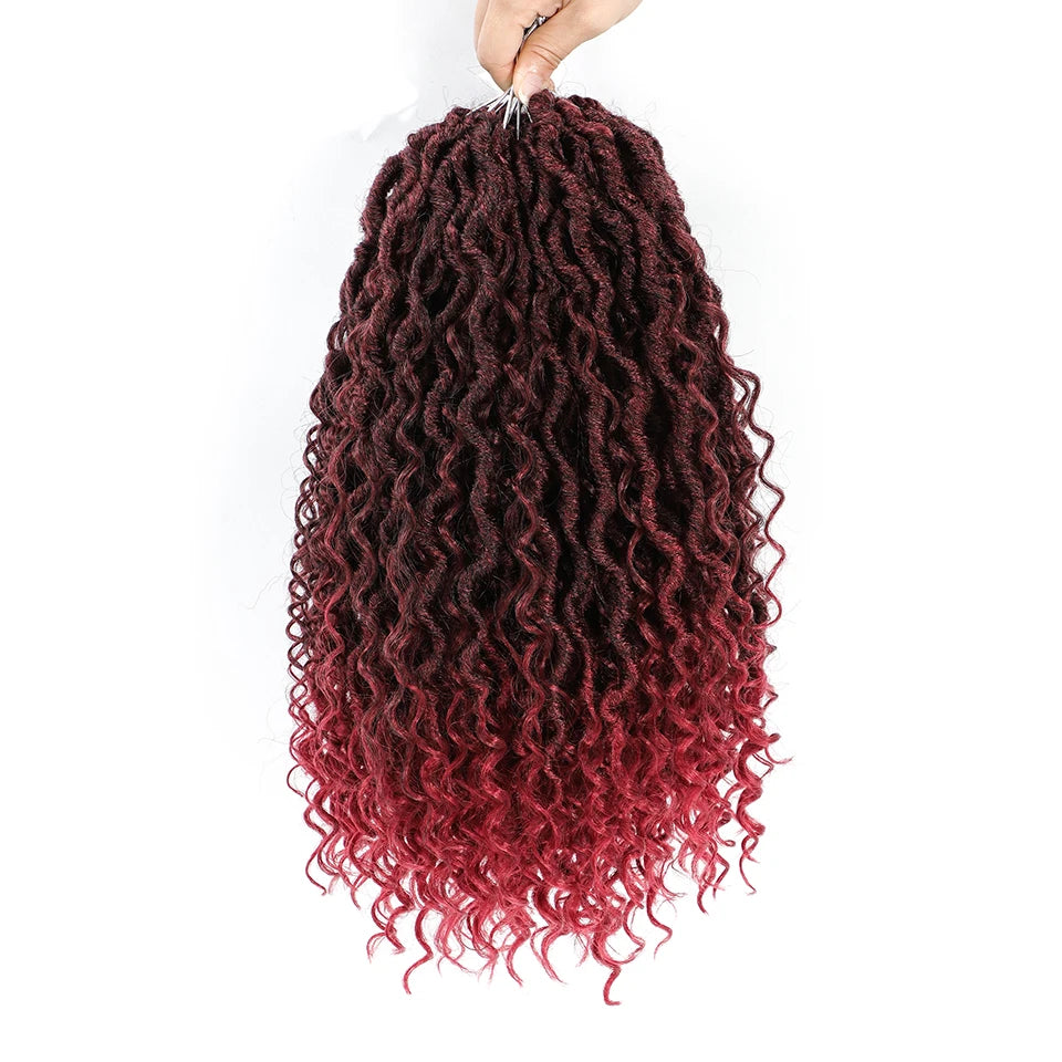 Faux Goddess Locs Synthetic Crochet Hair - Pre Looped