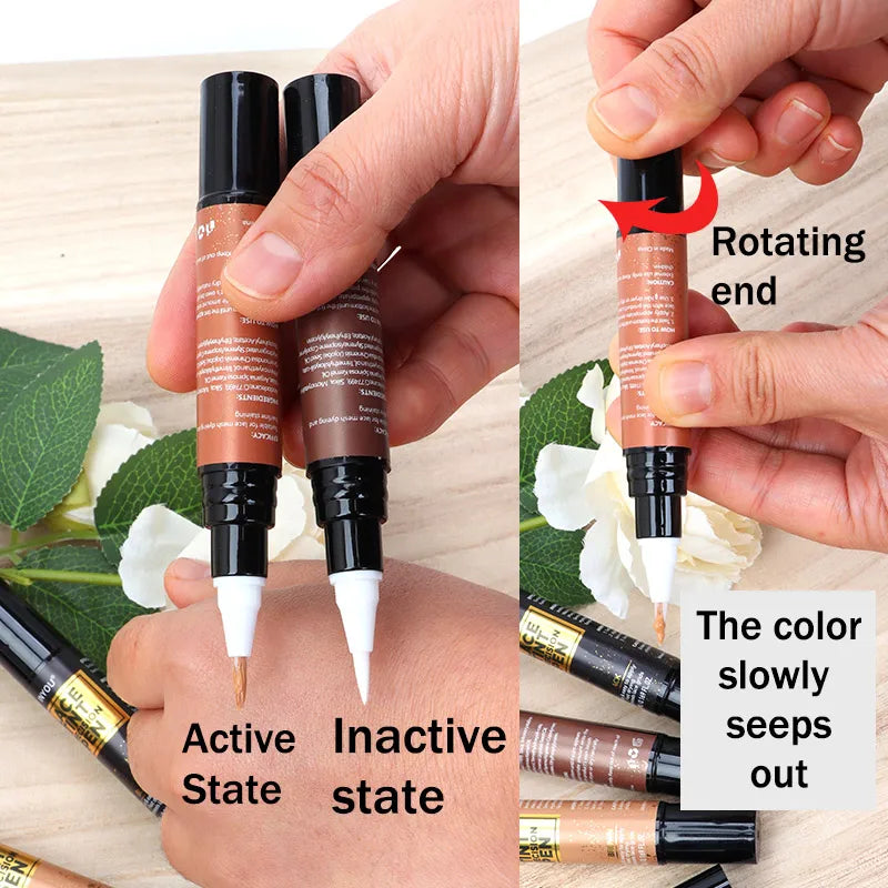 Lace Wig Tint Pen With Brush Applicator - Various Colors Available