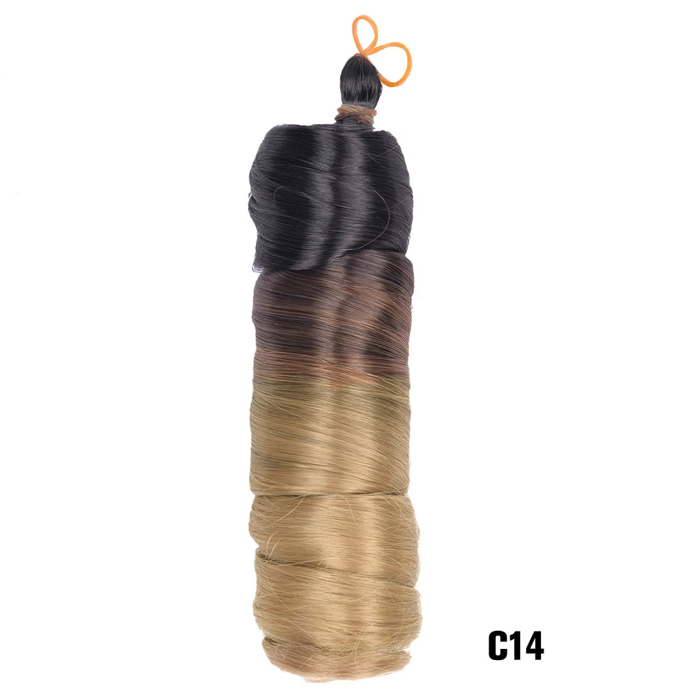 Loose French Spiral Curl Synthetic Pre-Stretched Braiding Hair