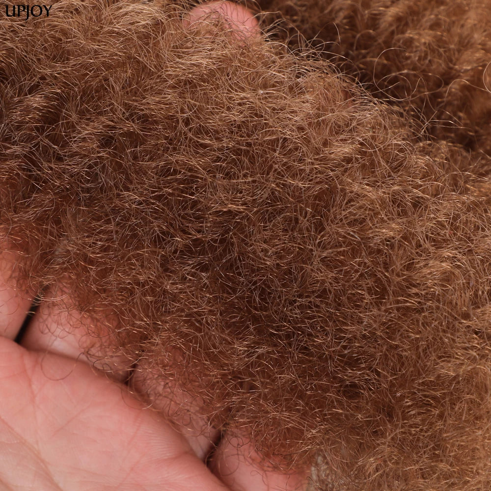 Afro Kinky Curly Marley Synthetic 12inch Hair - Various Colors Available