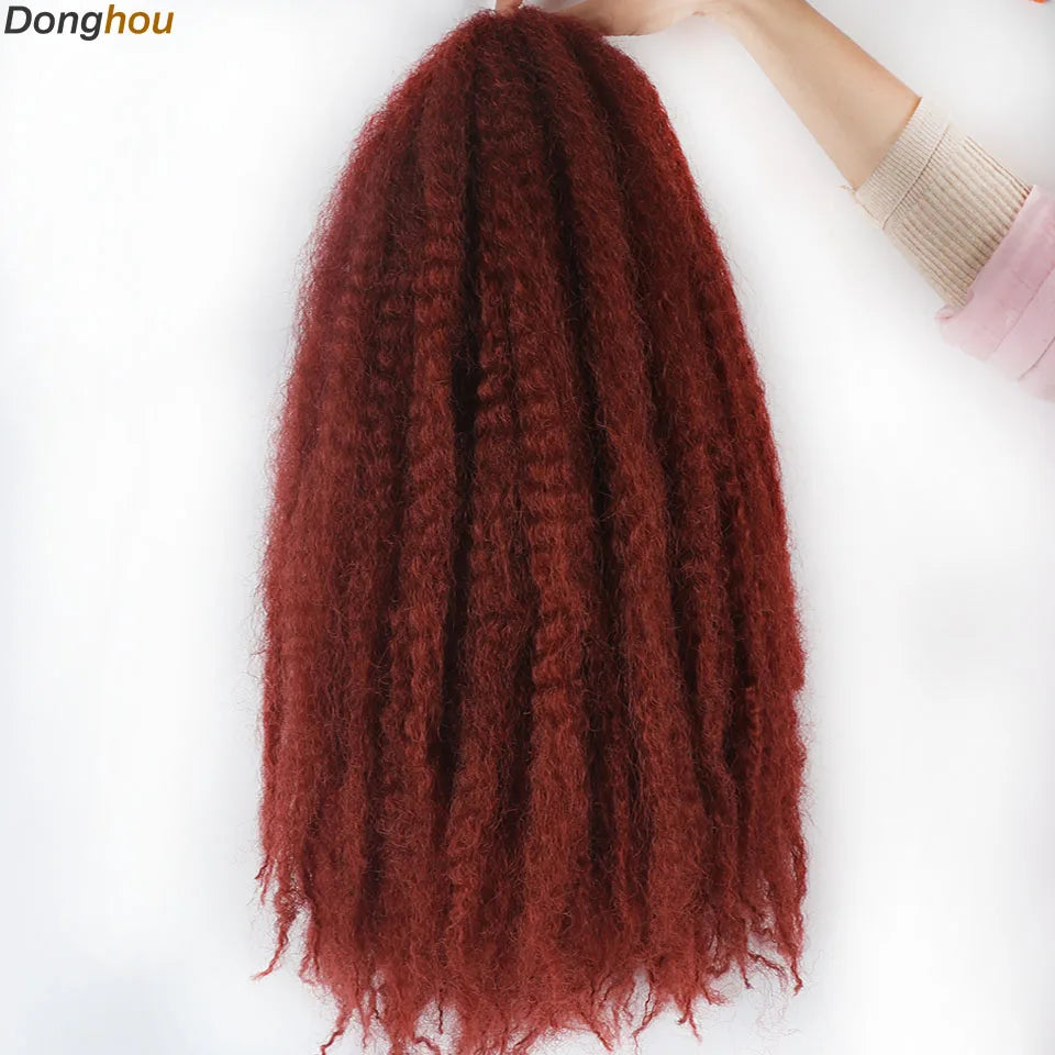 18 Inch Synthetic Marley Braiding Hair - Various Colors Available