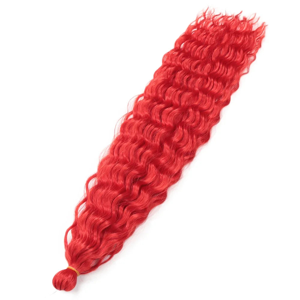 Water Wave Synthetic Crochet Hair - Various Colors Available