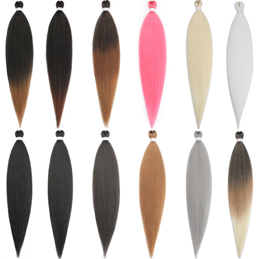 Synthetic Yaki 36Inch Pre-stretched Braiding Hair - Various Colors Available