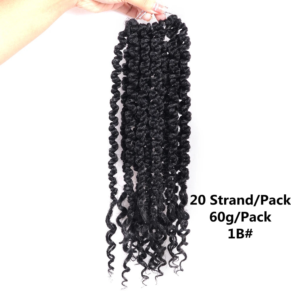 24 Inch Senegalese Twist Synthetic Crochet Braids - Various Colors Available