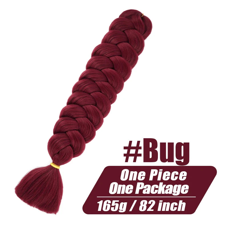 Xpression Pre Stretched Synthetic Braiding Hair - Various Colors Available