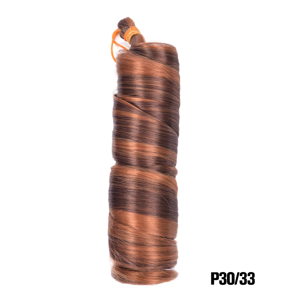 Loose French Spiral Curl Synthetic Pre-Stretched Braiding Hair