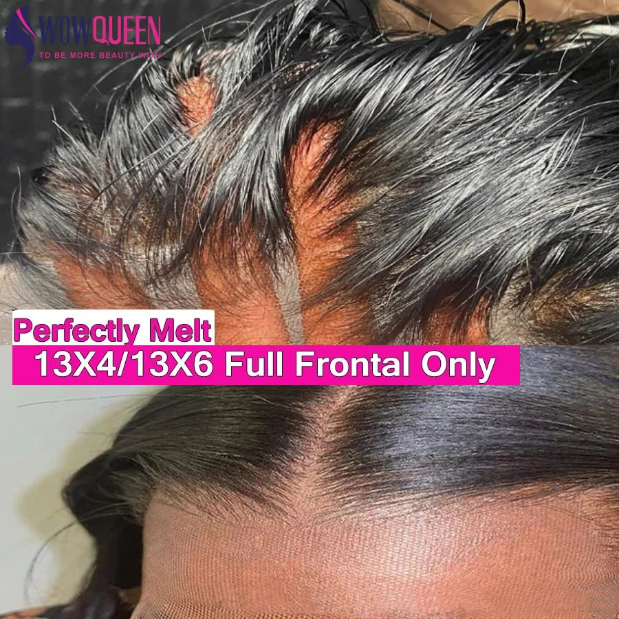 Straight Remy Transparent Lace Closure Frontal -100% Human Hair