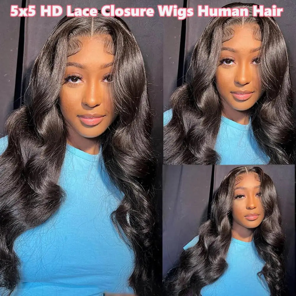 Body Wave - Glueless Human Hair Ready To Wear Lace Front Wig