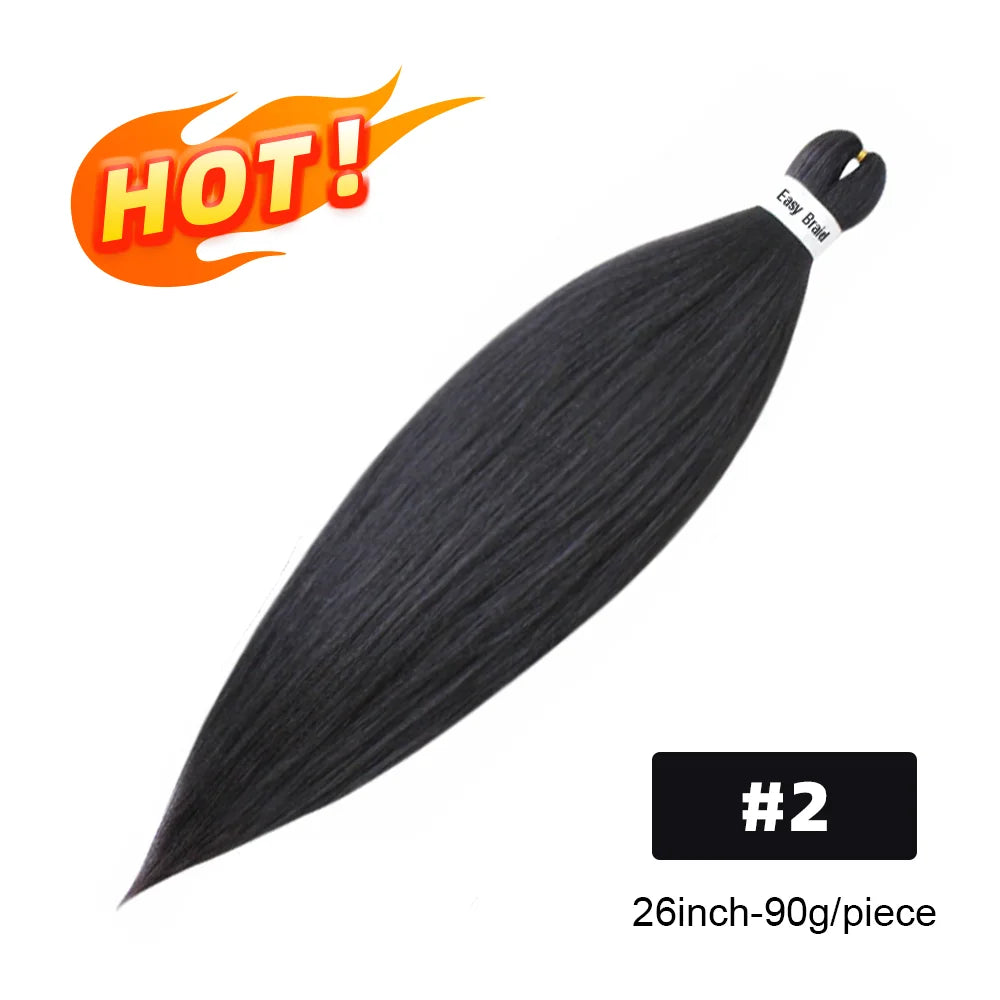 Pre Stretched Synthetic Braiding Hair