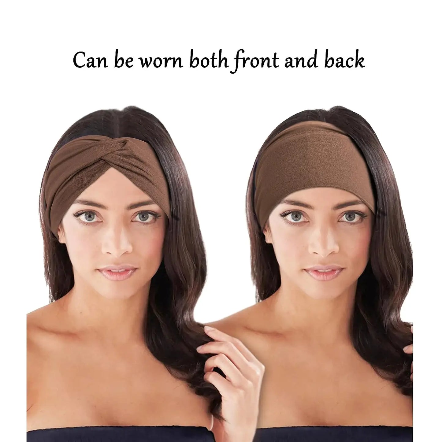 Wide Elastic Headbands