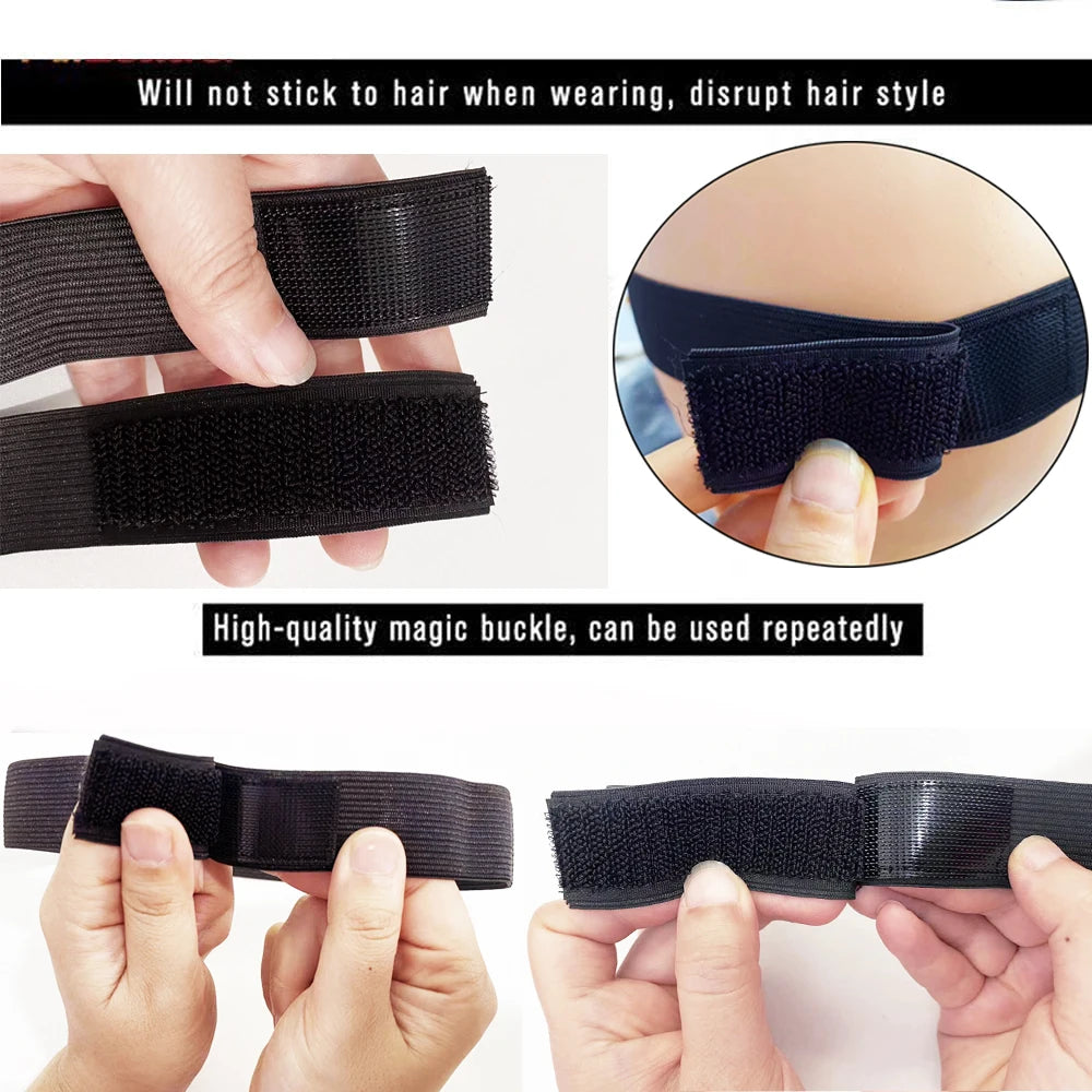 Elastic Adjustable Edge/Melting Headbands - Various Colors Available