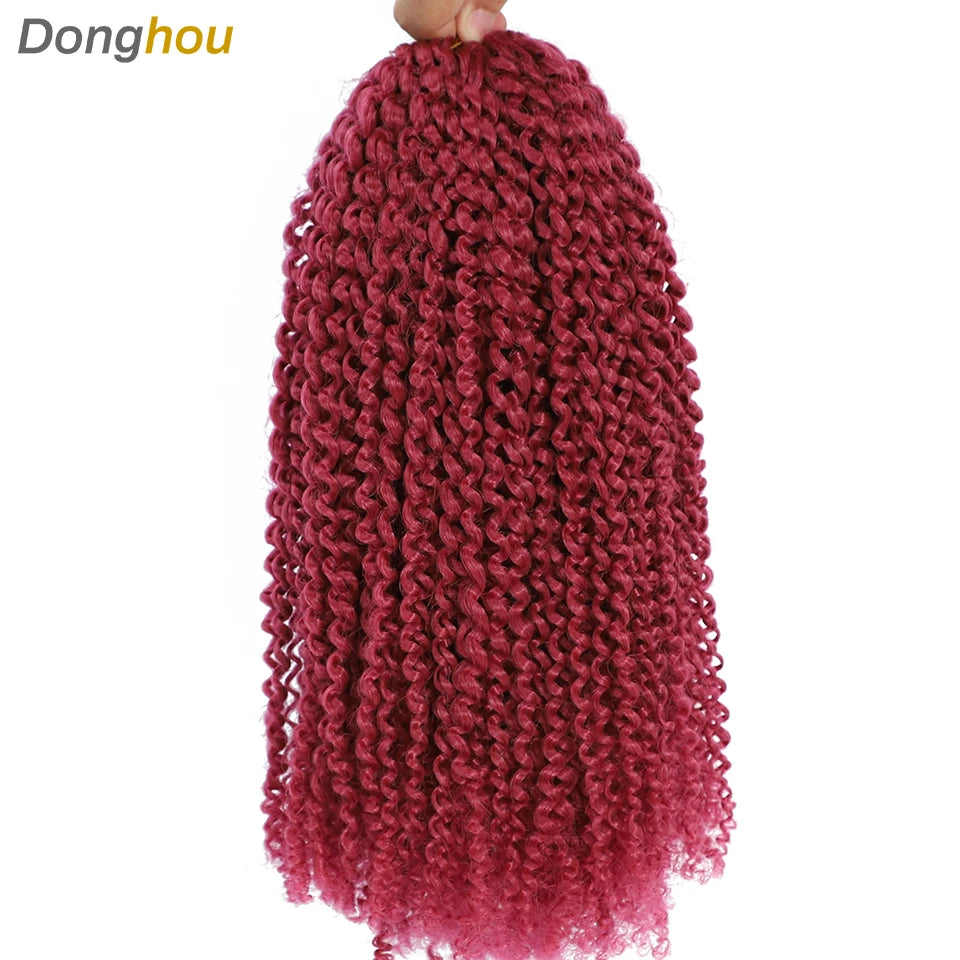Curly Passion Twist Synthetic Crochet Hair - Various Colors Available