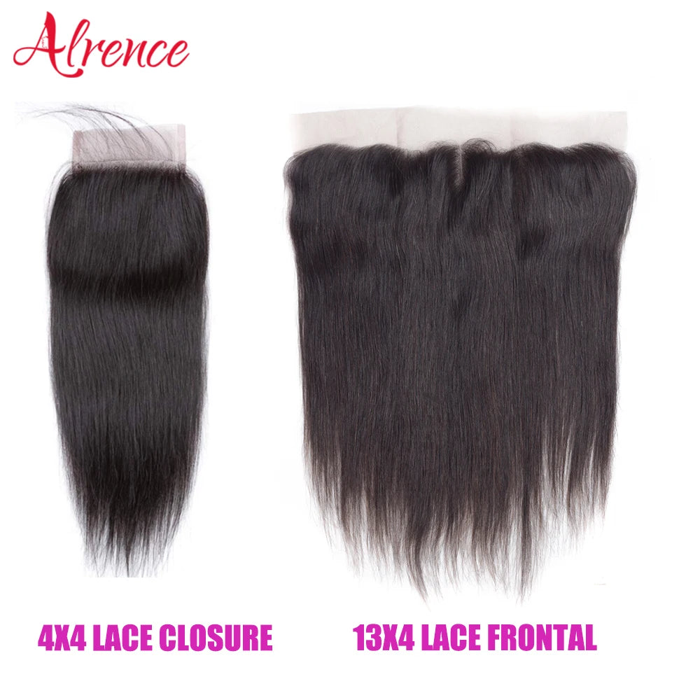 Brazilian Human Hair HD Transparent Lace Frontal or Closures - Various Options Available