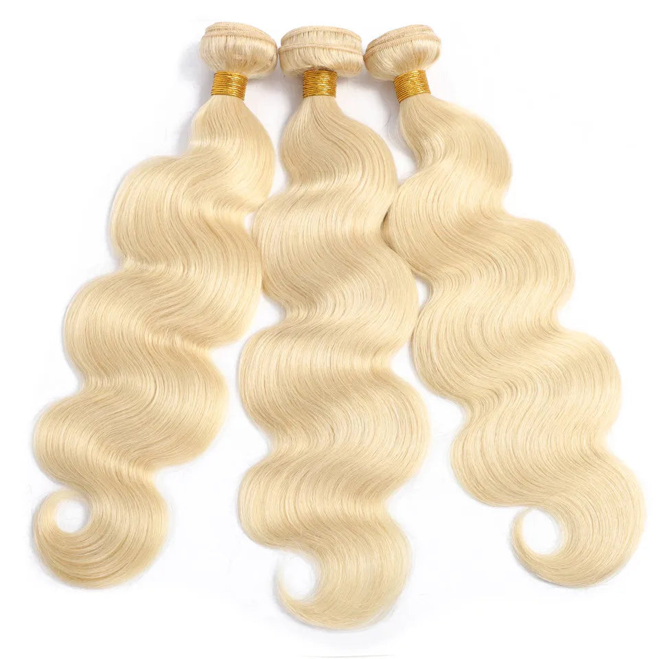 Ombre Blonde Body Wave Bundles - Brazilian Remy 100% Unprocessed Human Hair