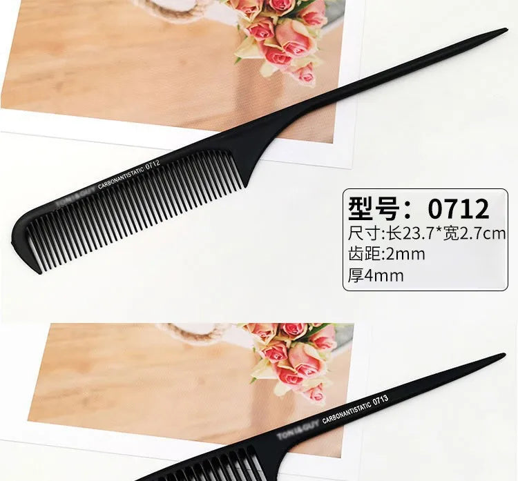 Professional Hair Tail Stainless Steel Styling Combs - Sold Separately
