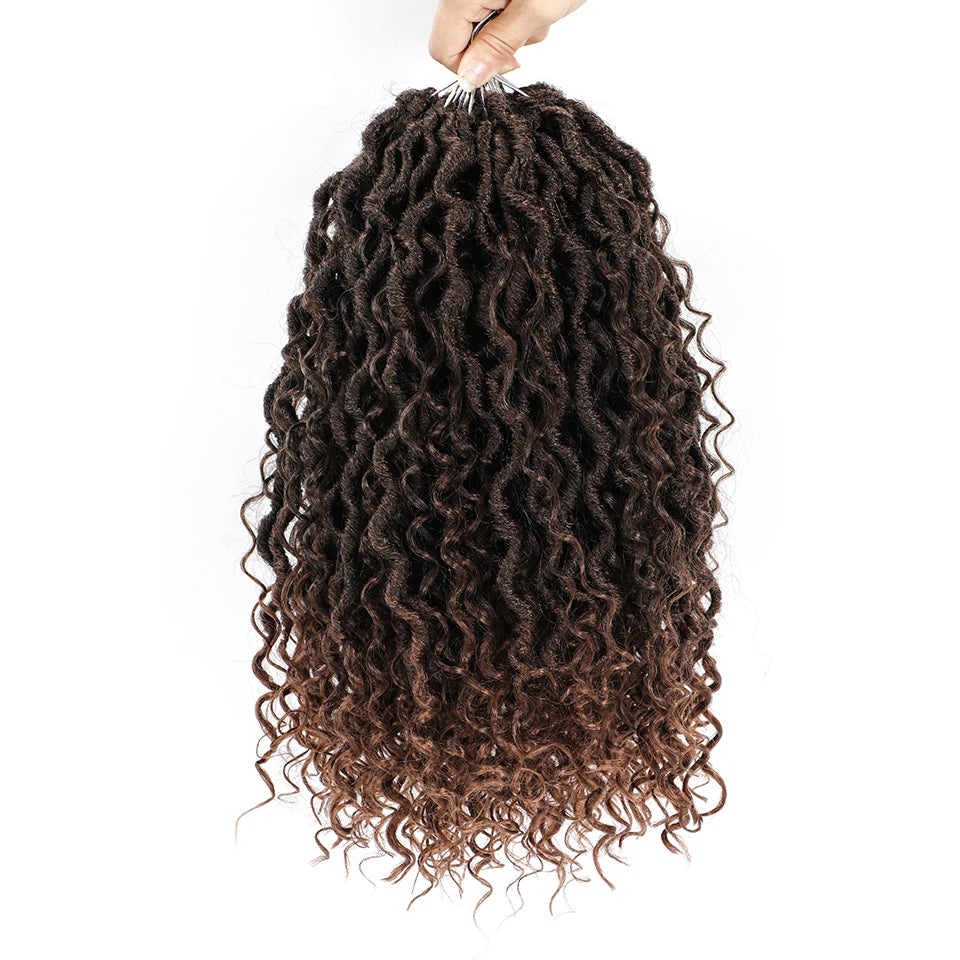 Faux Goddess Locs Synthetic Crochet Hair - Pre Looped