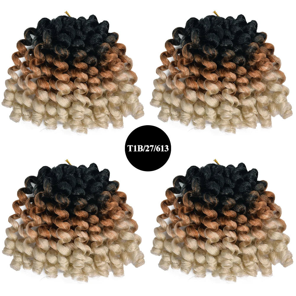Jumpy Wand Curl Synthetic Crochet Hair