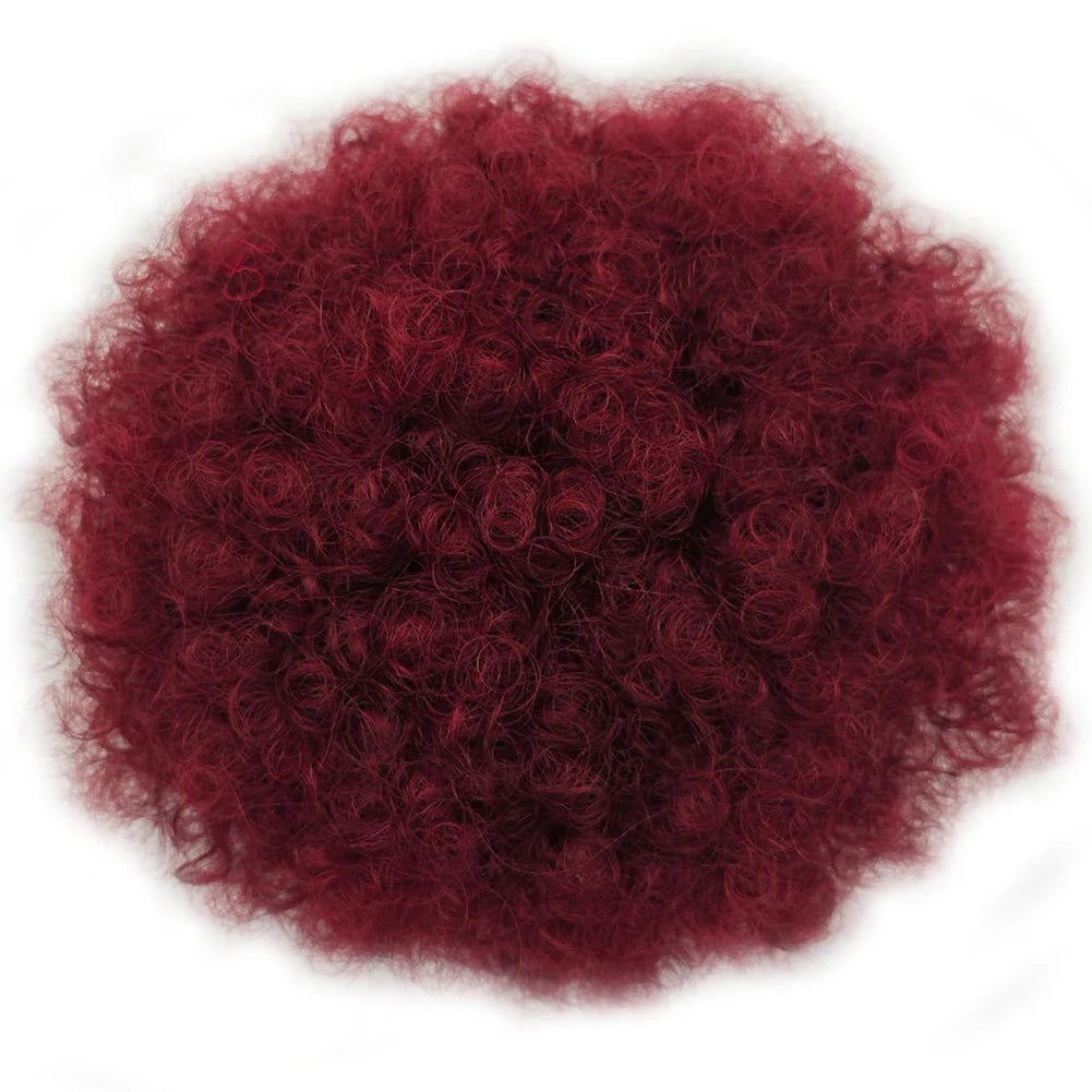 Afro Puff Drawstring Ponytail - 100% Human Hair