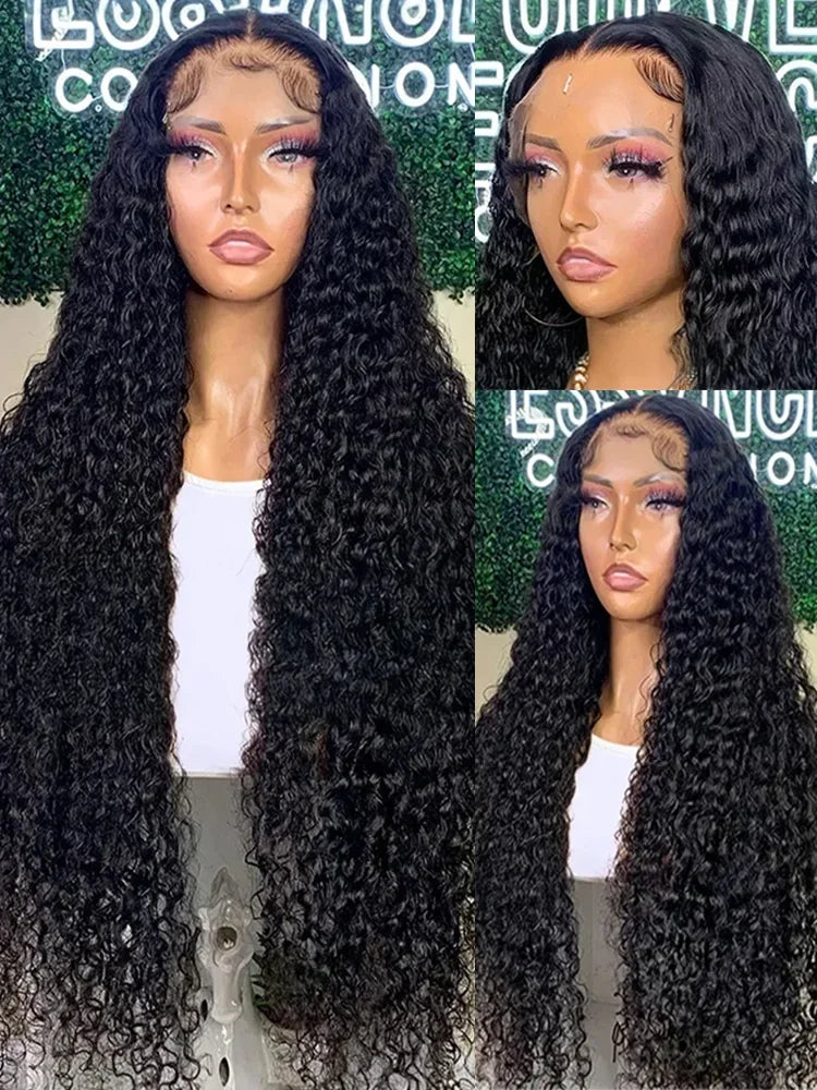 Deep Wave - Glueless HD Lace Frontal Human Hair Wig