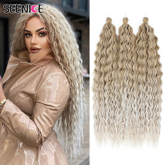 Synthetic Water Wave Twist Crochet Hair - Various Colors Available