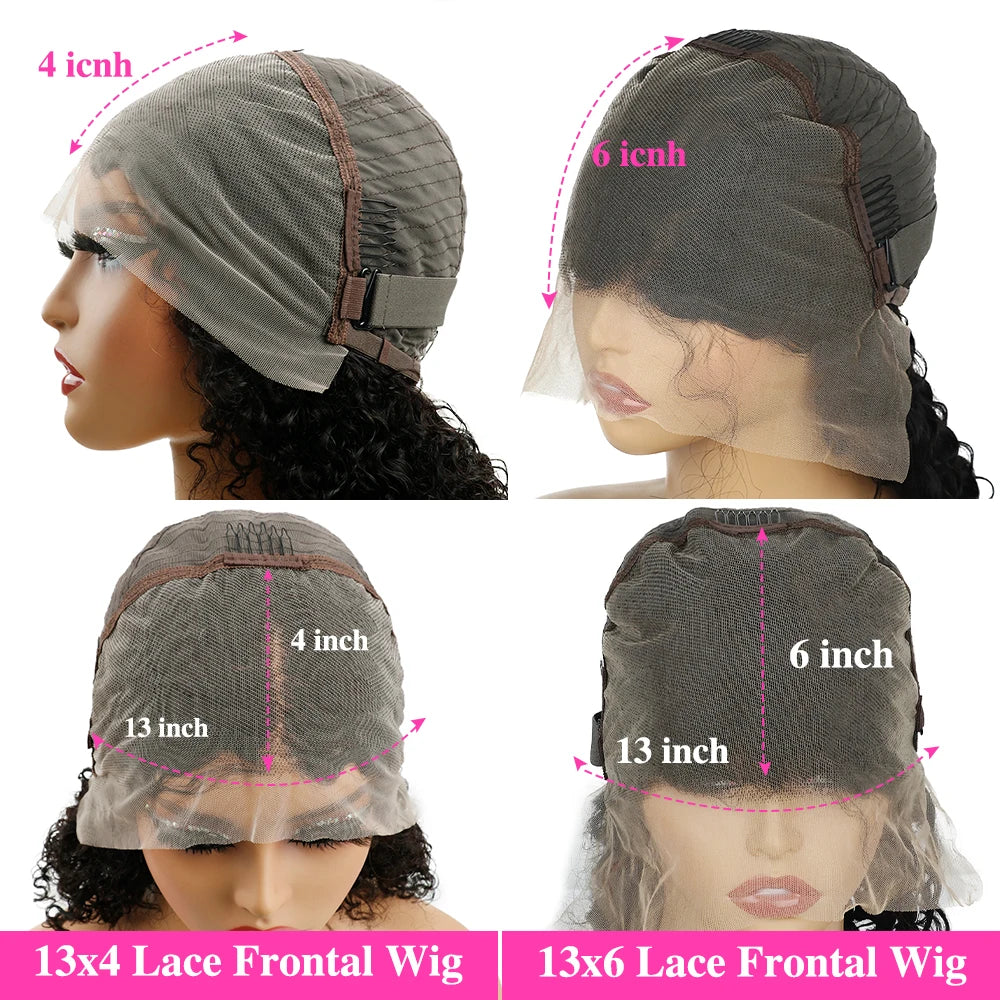 Bone Straight Short Bob - HD Lace Frontal Human Hair Wig