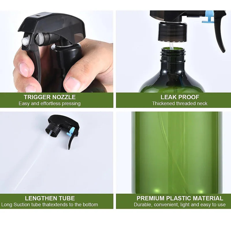 500ml/16.9 oz Plastic Spray Bottle