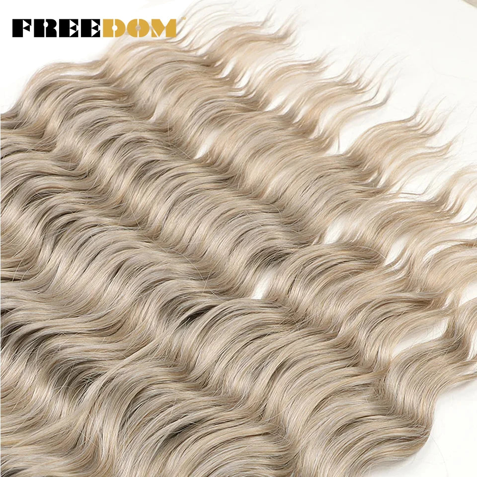 Synthetic Loose Deep Wave Crochet Hair - Various Colors Available