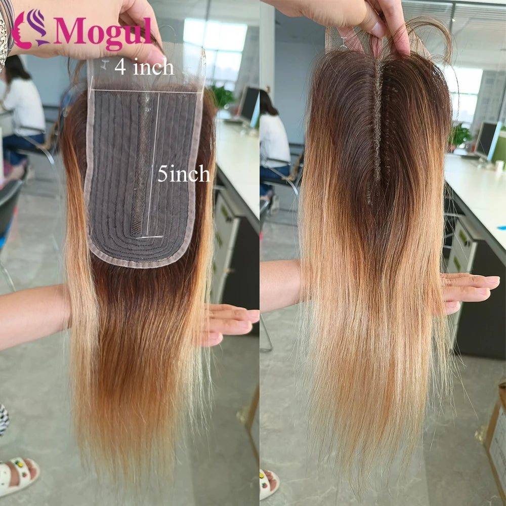 T Lace Middle Part Transparent Lace Closure Remy Human Hair - Various Options Available