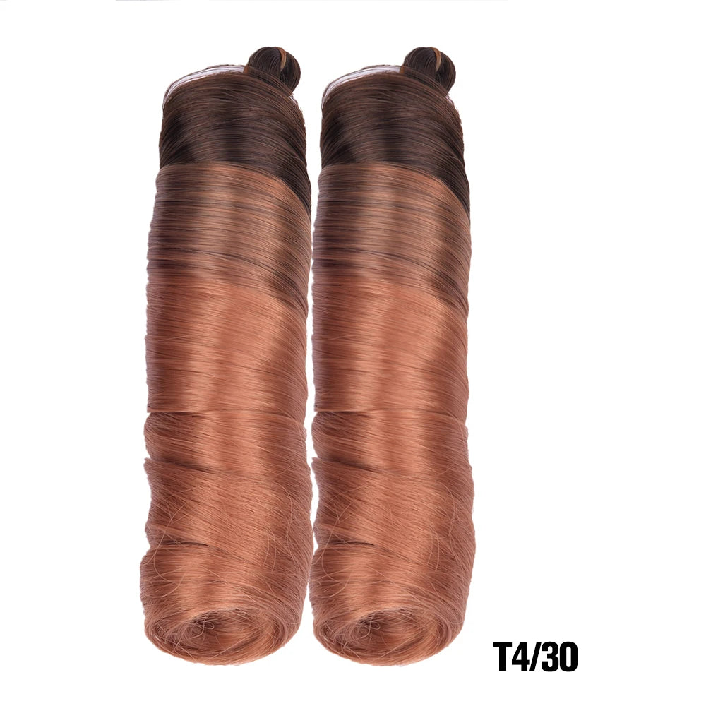 Loose French Spiral Curl Synthetic Pre-Stretched Braiding Hair