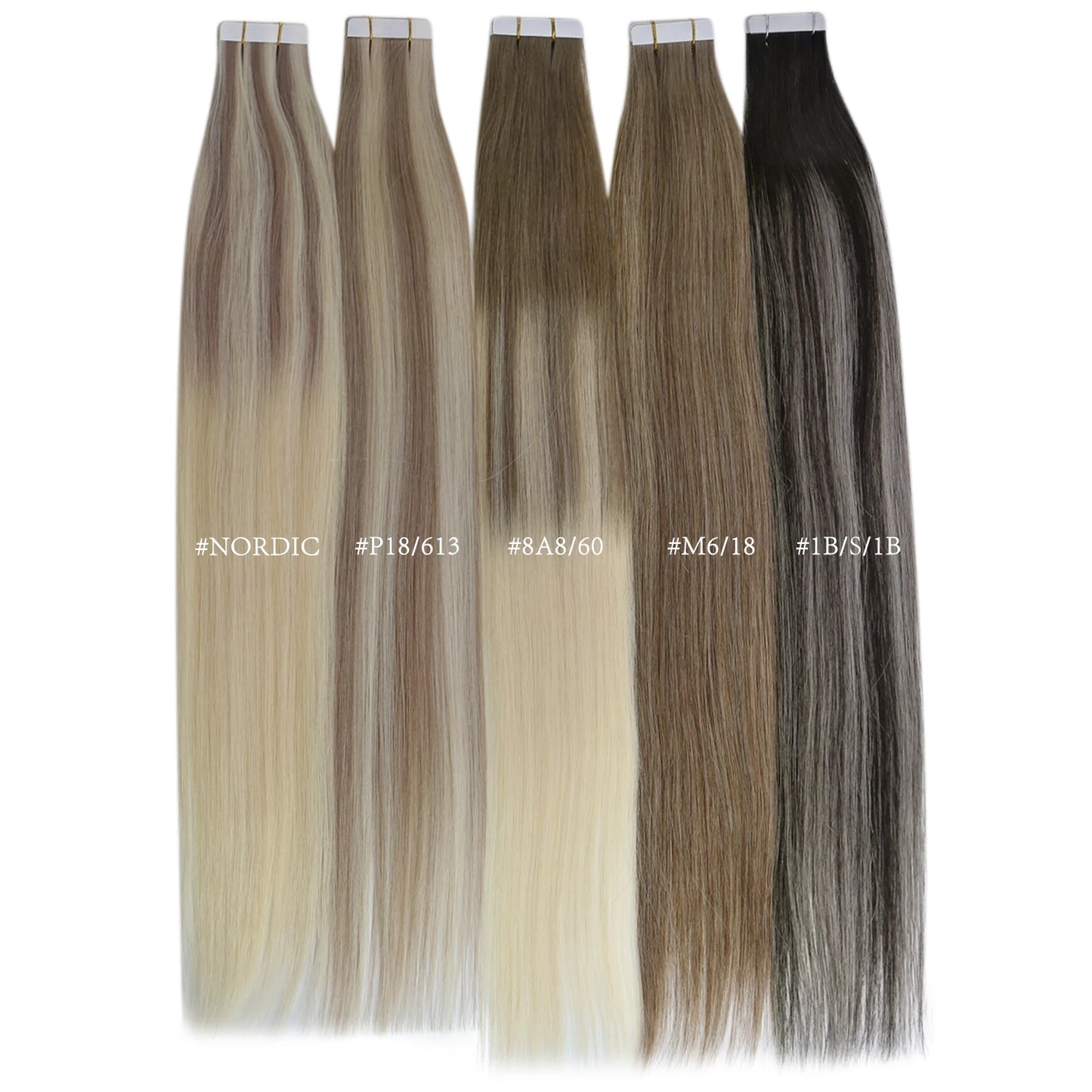 Invisible Seamless Skin Weft Injection Virgin Human Hair Tape In