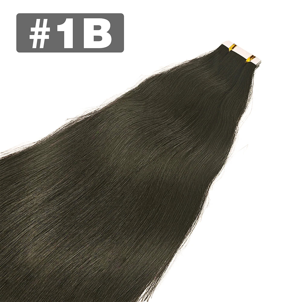 Straight - Tape in Human Hair Extensions 20 Pcs