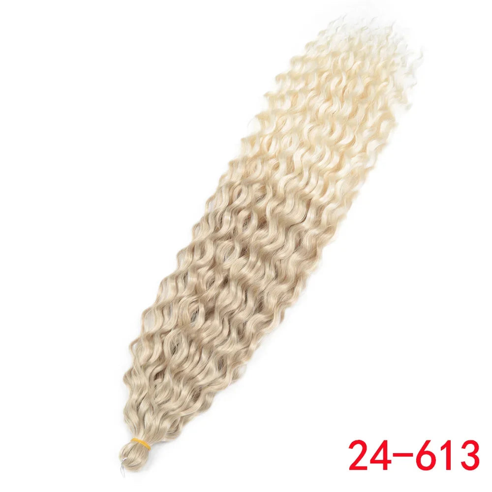 Water Wave Synthetic Crochet Hair - Various Colors Available