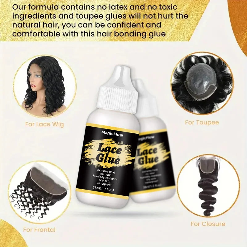 Waterproof Invisible Strong Hold For Wigs -  Super Bonding Adhesive Glue